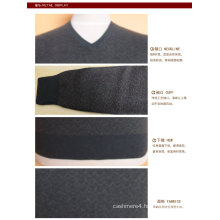 Yak Wool/Cashmere V Neck Pullover Long Sleeve Sweater/Clothing/Garment/Knitwear